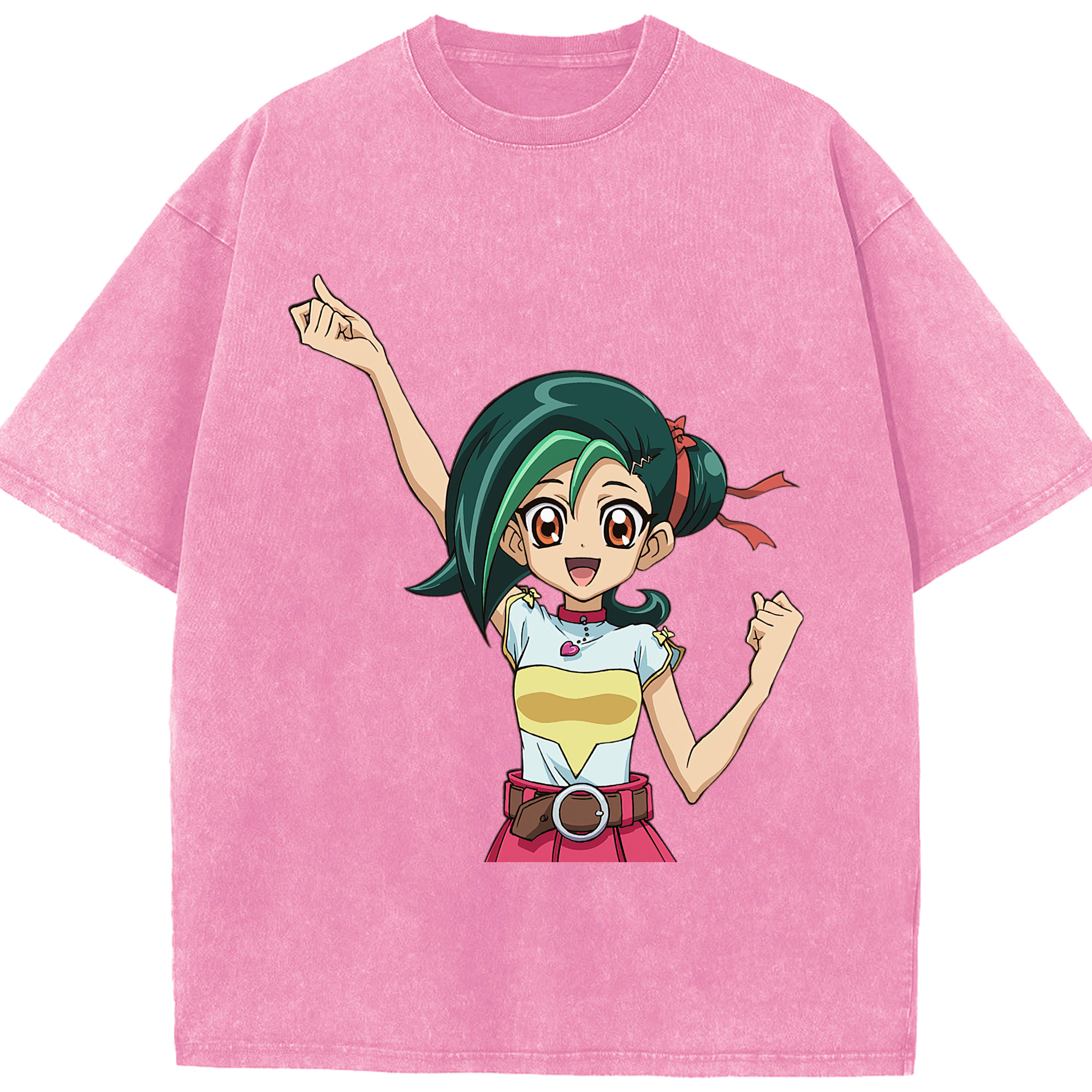 （画像用） 遊☆戯☆王 Yu-Gi-Oh! 綿100% ヴィンテージ風 半袖Tシャツ（フロントプリント）